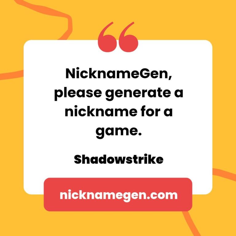 Unleash Your Creativity with NicknameGen: Because Who Needs Originality Anyway?