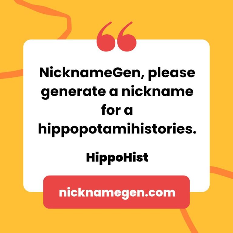 The “Best Nicknames Ever” Generator: Because Who Needs Originality, Right?