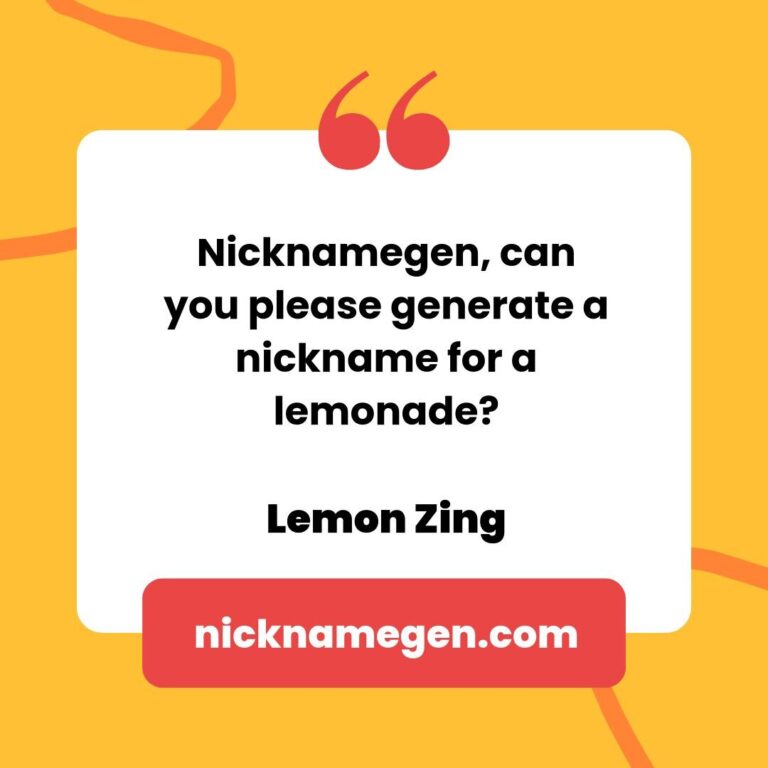 The “Genius” Nickname Machine: Your One-Stop Shop for Witty Monikers!